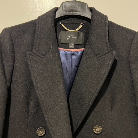 PETITE DOUBLE-BREASTED TOPCOAT IN WOOL CASHMERE - Picture 3 of 7